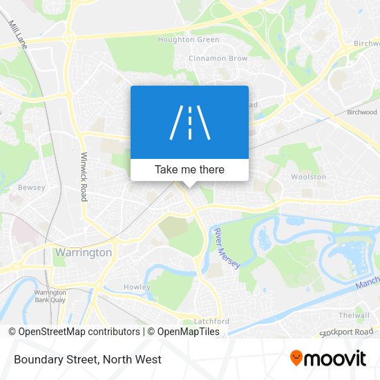 Boundary Street map