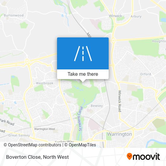 Boverton Close map