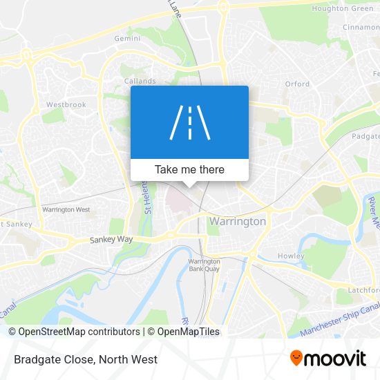 Bradgate Close map