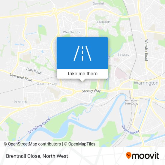Brentnall Close map