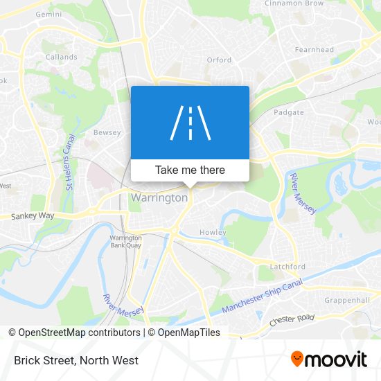 Brick Street map
