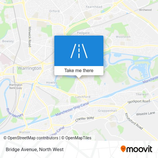 Bridge Avenue map