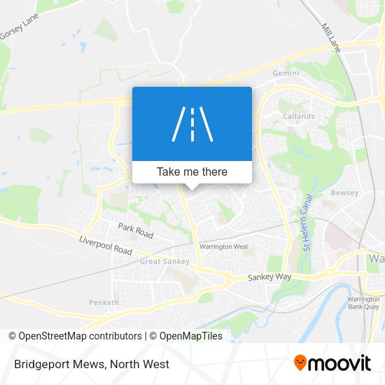Bridgeport Mews map