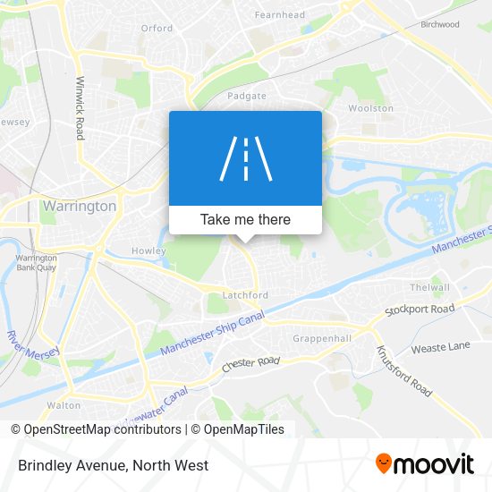 Brindley Avenue map