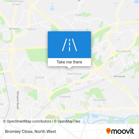 Bromley Close map