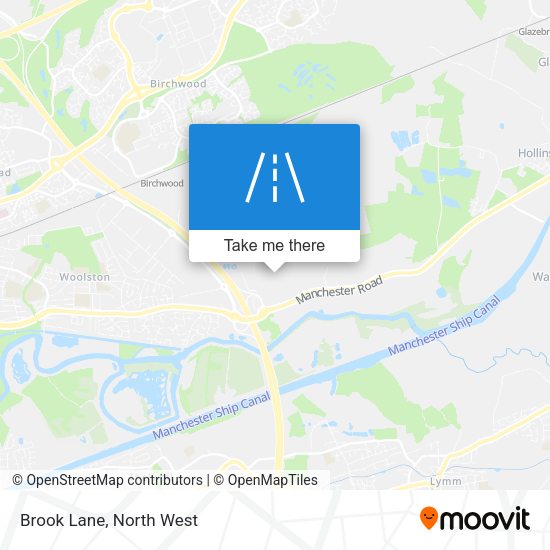 Brook Lane map