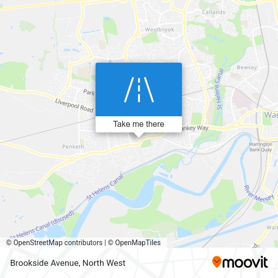 Brookside Avenue map
