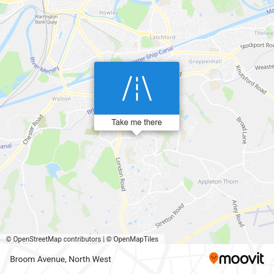 Broom Avenue map