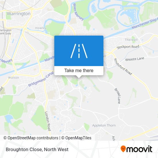 Broughton Close map