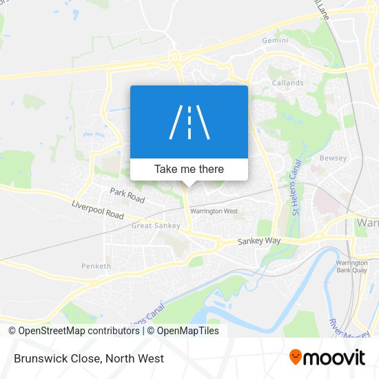 Brunswick Close map