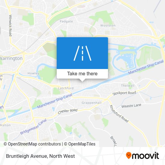 Bruntleigh Avenue map