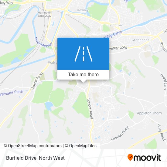 Burfield Drive map