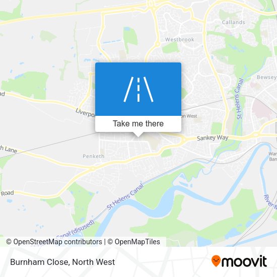 Burnham Close map