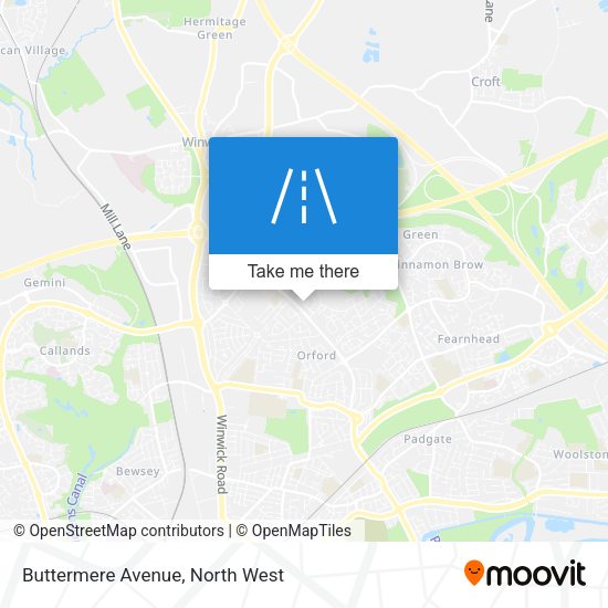 Buttermere Avenue map