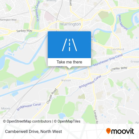 Camberwell Drive map