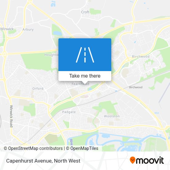 Capenhurst Avenue map