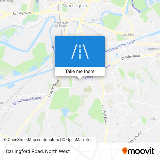 Carlingford Road map