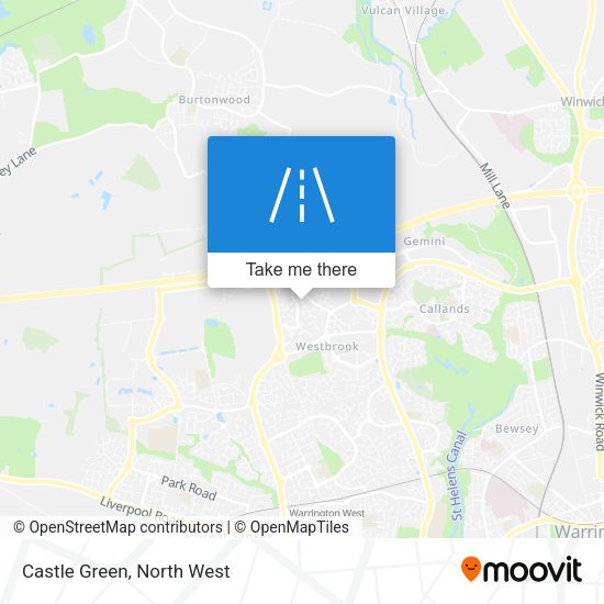Castle Green map