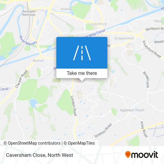 Caversham Close map