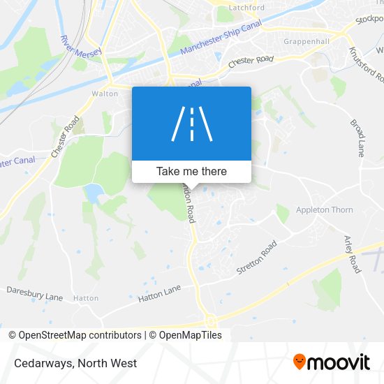 Cedarways map