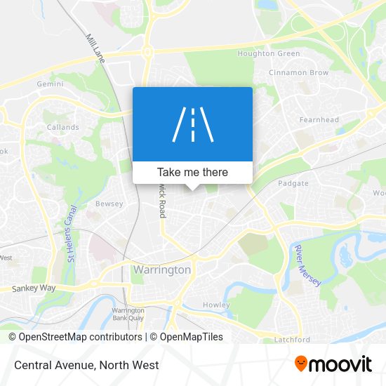Central Avenue map