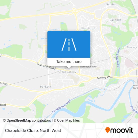 Chapelside Close map