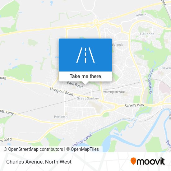 Charles Avenue map