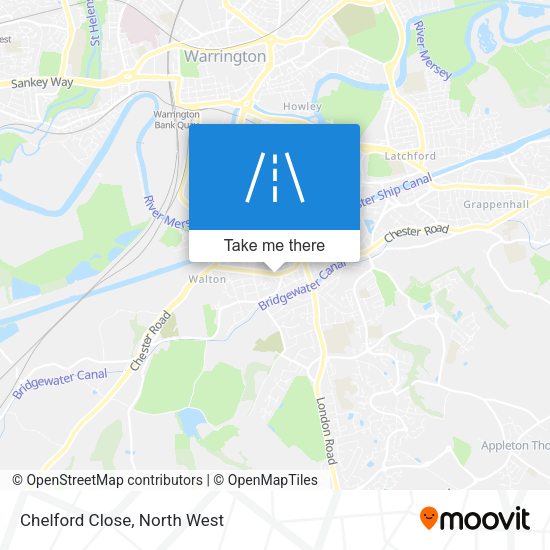 Chelford Close map