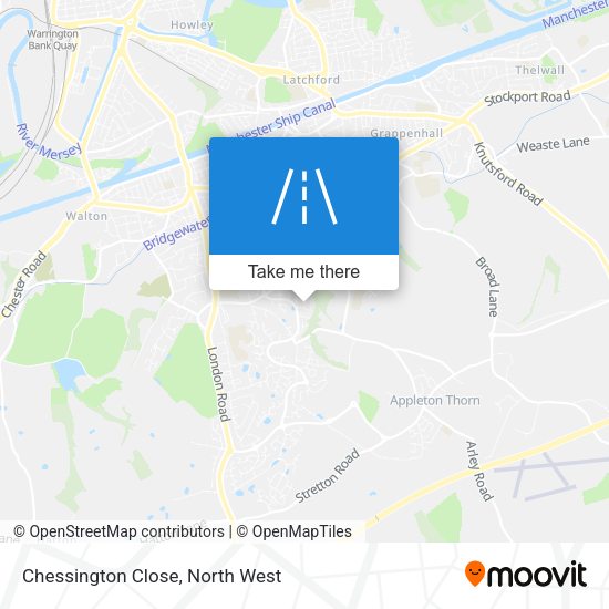 Chessington Close map
