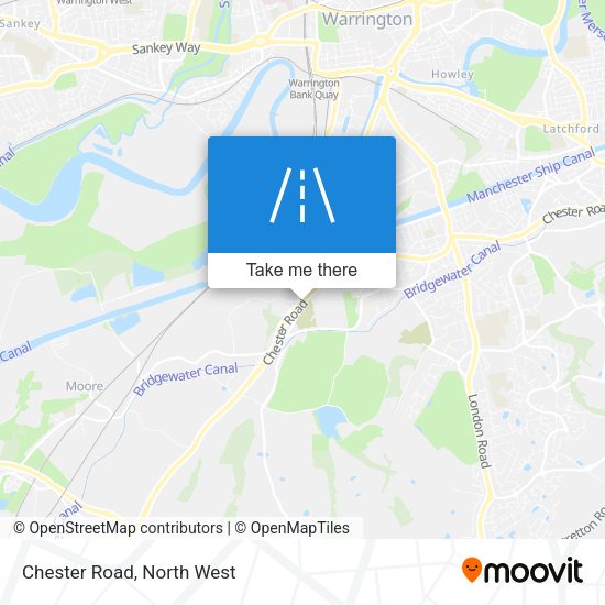 Chester Road map