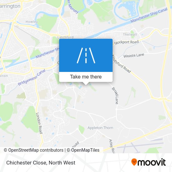 Chichester Close map