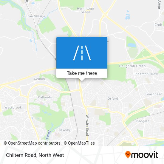 Chiltern Road map