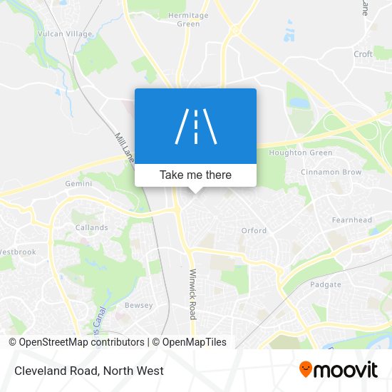 Cleveland Road map