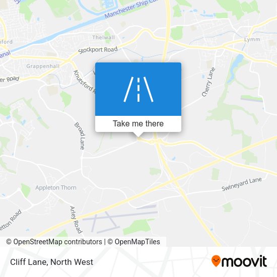 Cliff Lane map
