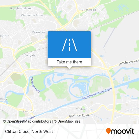 Clifton Close map