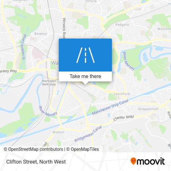 Clifton Street map