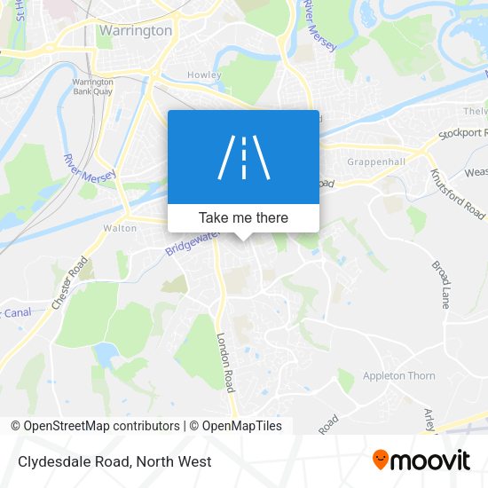 Clydesdale Road map