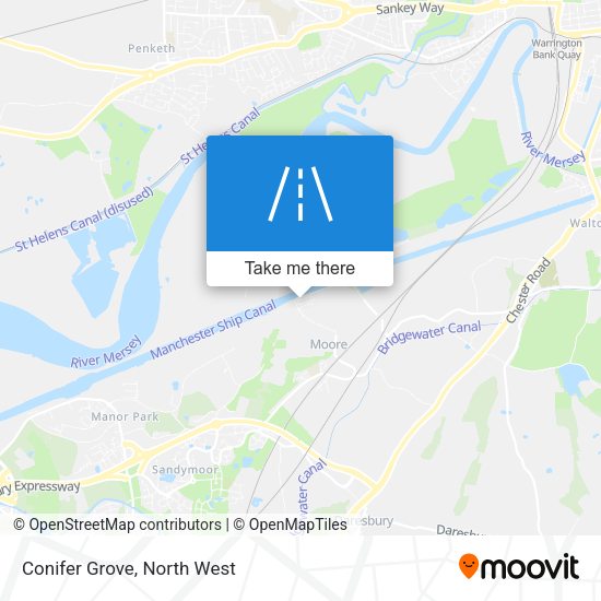 Conifer Grove map