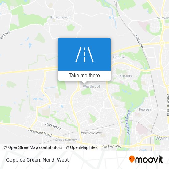 Coppice Green map
