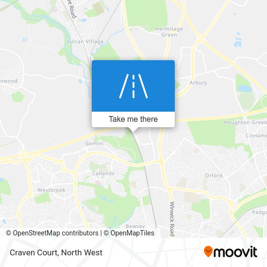 Craven Court map