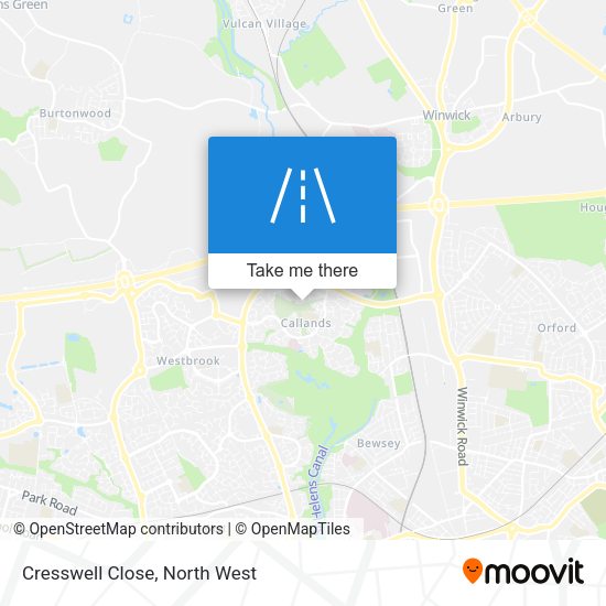 Cresswell Close map