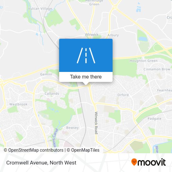 Cromwell Avenue map