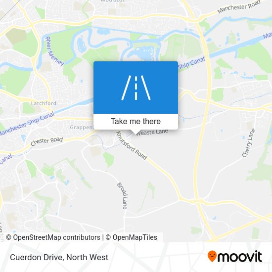 Cuerdon Drive map