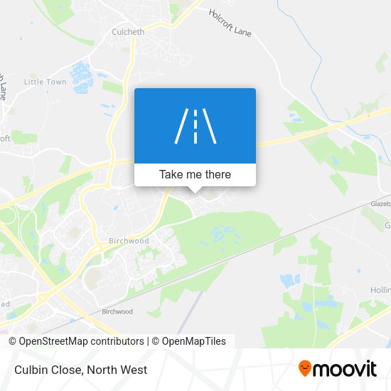 Culbin Close map