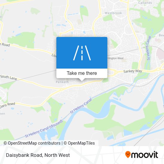 Daisybank Road map