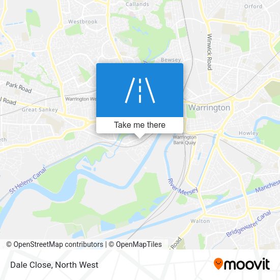 Dale Close map
