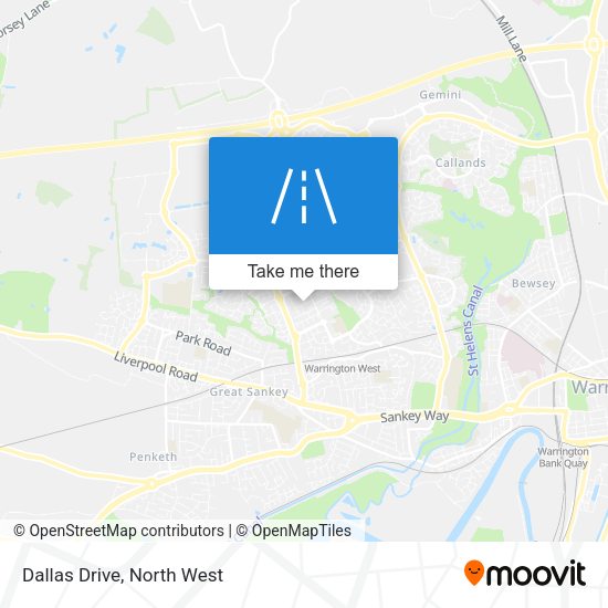 Dallas Drive map