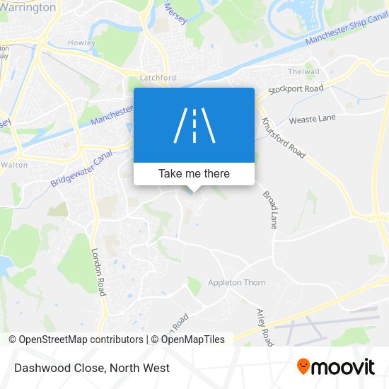 Dashwood Close map