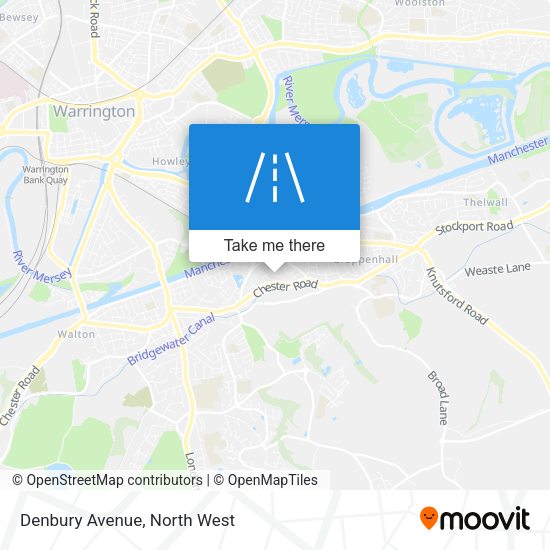 Denbury Avenue map