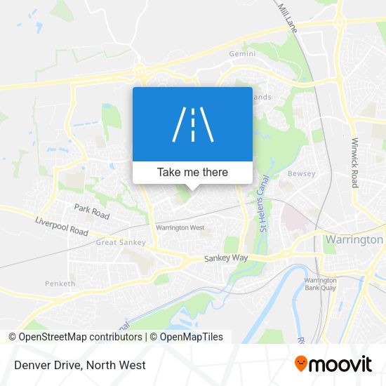 Denver Drive map